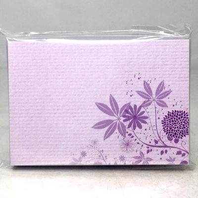 Lilac Floral Small Florist Cards