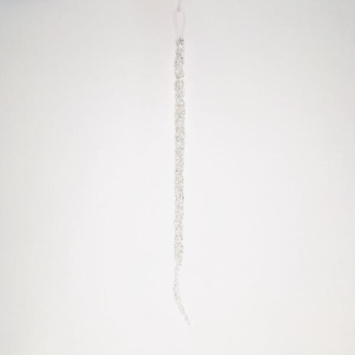 White Acrylic Icicle 54cm