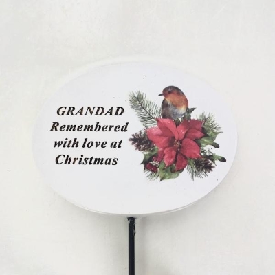 Grandad Christmas Pick 32cm