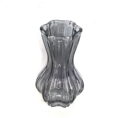 Grey Flin Vase 15cm
