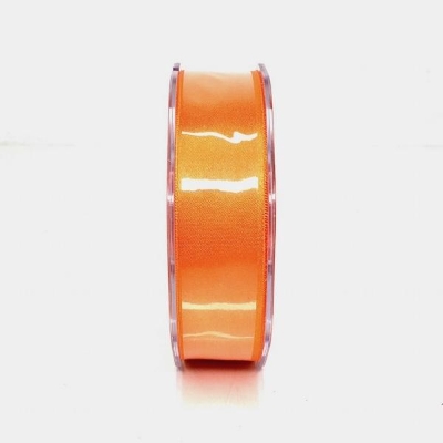 Orange Satin Ribbon 25mm