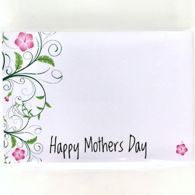 Mothers Day Floral Pattern Small Florist Cards