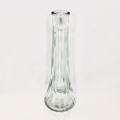 Clear Glass Ashley Bud Vase 21.5cm