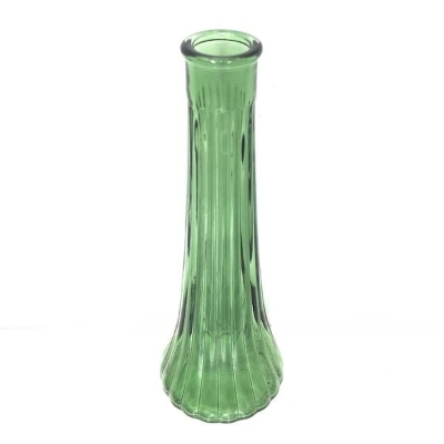 Green Glass Ashley Bud Vase 21.5cm
