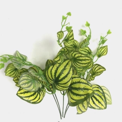 Green Maranta Leaf Foliage 43cm