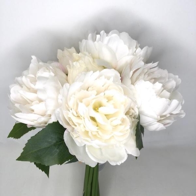 Ivory Peony Bundle 32cm