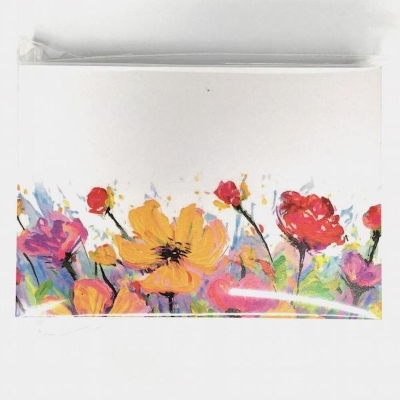 Pastel Flowers Small Florist Cards