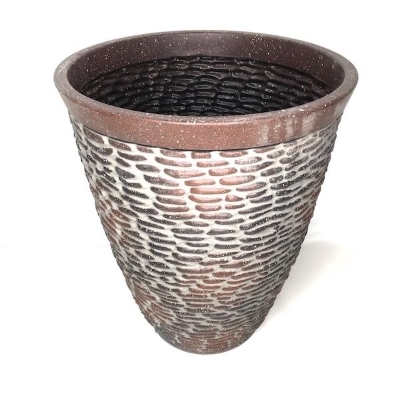Rustic Stone Planter 37cm