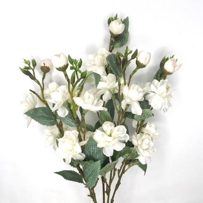 Ivory Blossom Bush 44cm