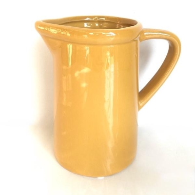 Burnt Yellow Jug 18cm