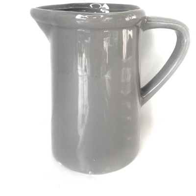 Pale Grey Jug 18cm
