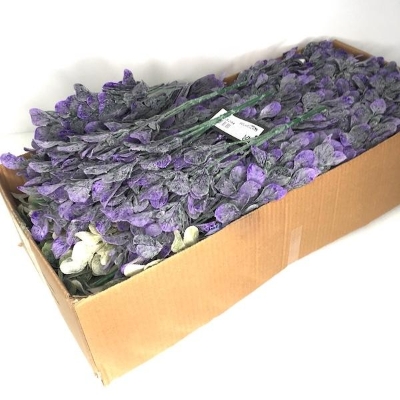 48 x Assorted Frosted Bayleaf Bush 33cm