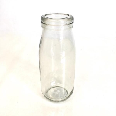 Clear Glass Milk Bottle 250ml