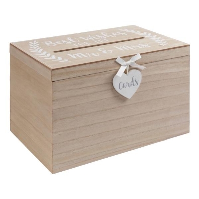 Mr And Mrs Card Box 32cm