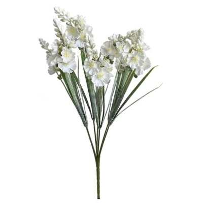 Ivory Blossom Spike Bunch 39cm