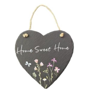 Home Sweet Home Slate 20cm