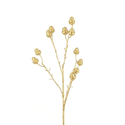 Gold Acorn Spray 60cm