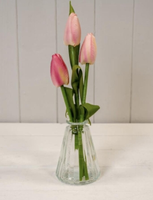 Ribbed Clear Bottle 10cm