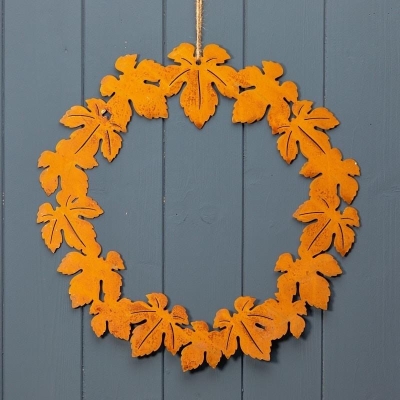 Autumn Metal Wreath Large 40cm