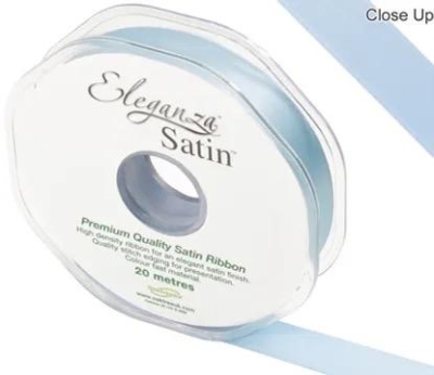 Light Blue Satin Ribbon 15mm 