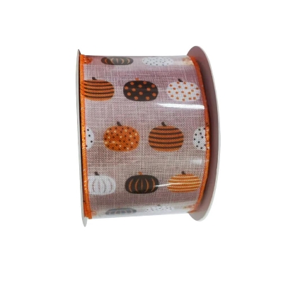 Pumpkin Ribbon 60mm x 10m
