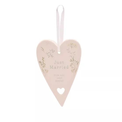 Love Story Just Married Heart 13cm