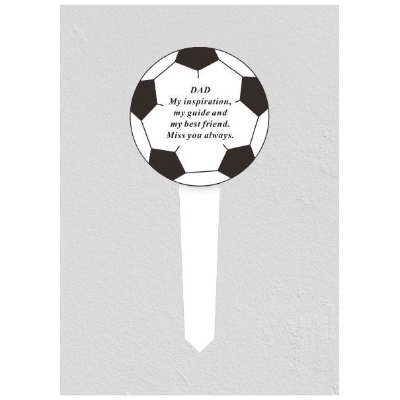 Dad Football Stake 24cm