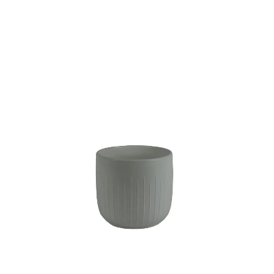 Matt White Riga Pot 14cm