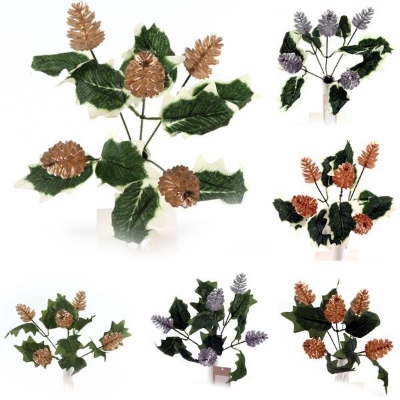 Pinecone Bush 33cm