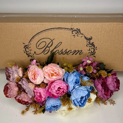 Peony & Daisy Bush 30cm