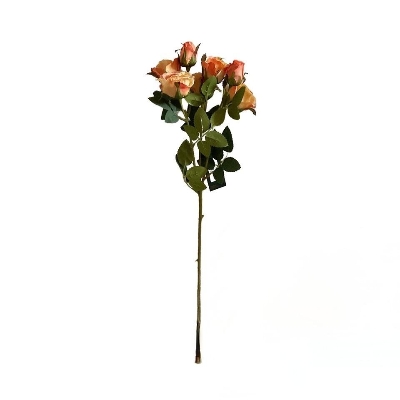 Salmon Spray Rose 48cm