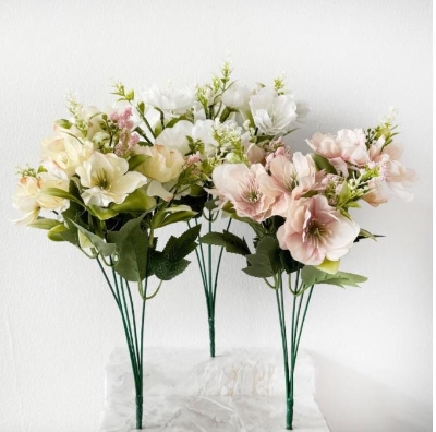 Light Pink Vintage Helebore Bush 35cm