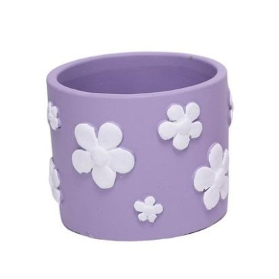 Purple Daisy Pot 11cm