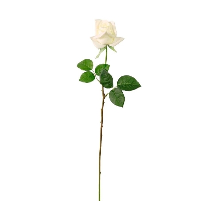 Ivory Rosebud Real Touch 65cm