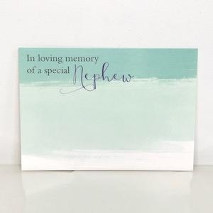 Florist Cards Nephew x 6 