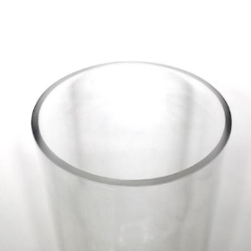 Clear Glass Cylinder Vase 50cm