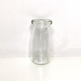 Clear Glass Milk Bottle 100ml