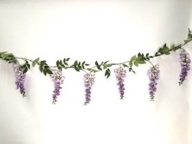 Lilac Wisteria Garland 170cm