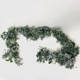 Mixed Grey Foliage Garland 180cm