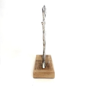 Standing Metal Reindeer 18cm