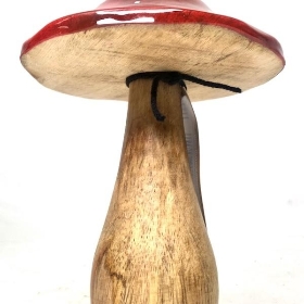 Wooden Toadstool 16cm