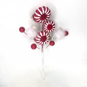 Berry & Pom Pom Pick 23cm