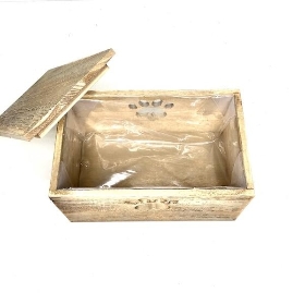 Wooden Pet Treat Box 22.5cm