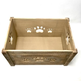 Wooden Pet Toy Storage Box 46cm