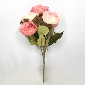 Pink Open Peony Bush 30cm