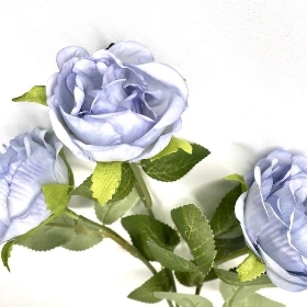 Pale Blue Spray Rose 42cm