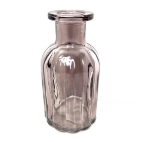 Grey Glass Flora Bottle 10cm