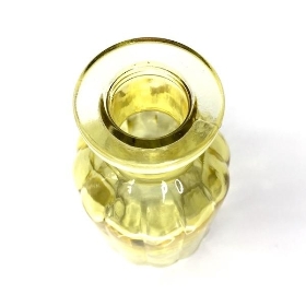 Yellow Glass Flora Bottle 10cm