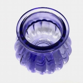 Lilac Glass Bubble Vase 7.5cm