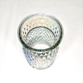 Iridescent Glass Meadow Vase 18cm